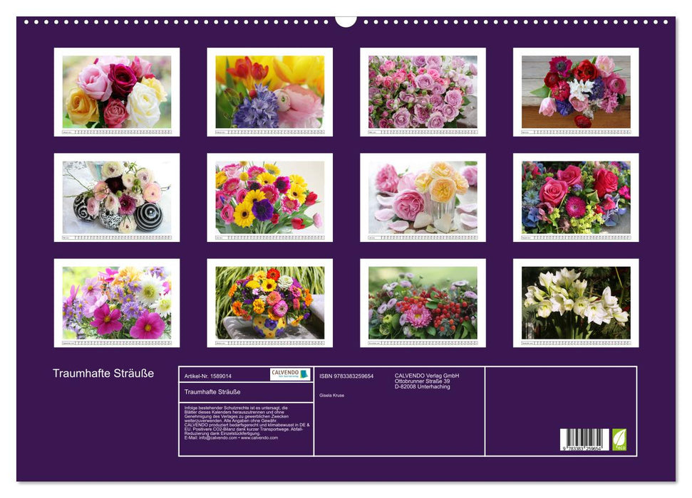 Dreamlike bouquets (CALVENDO wall calendar 2024) 