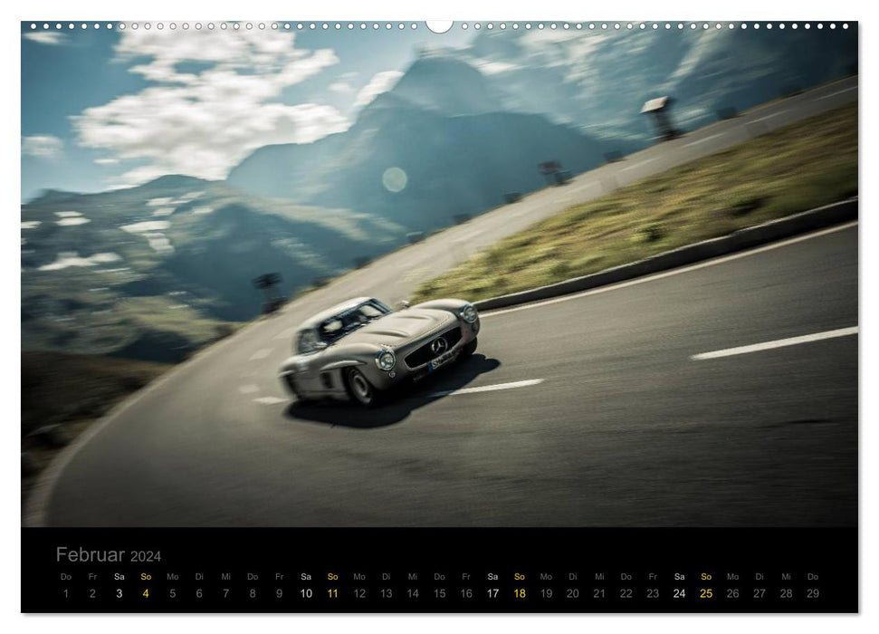 Mercedes Benz 300SL - Racing (calendrier mural CALVENDO 2024) 