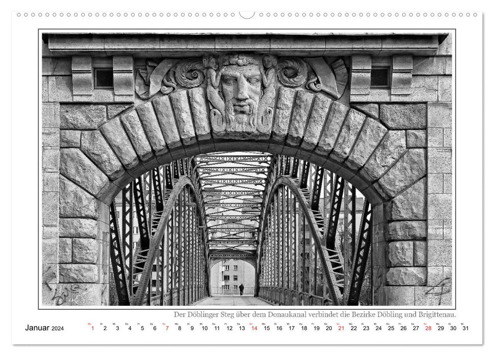 Vienna at second glance (CALVENDO wall calendar 2024) 