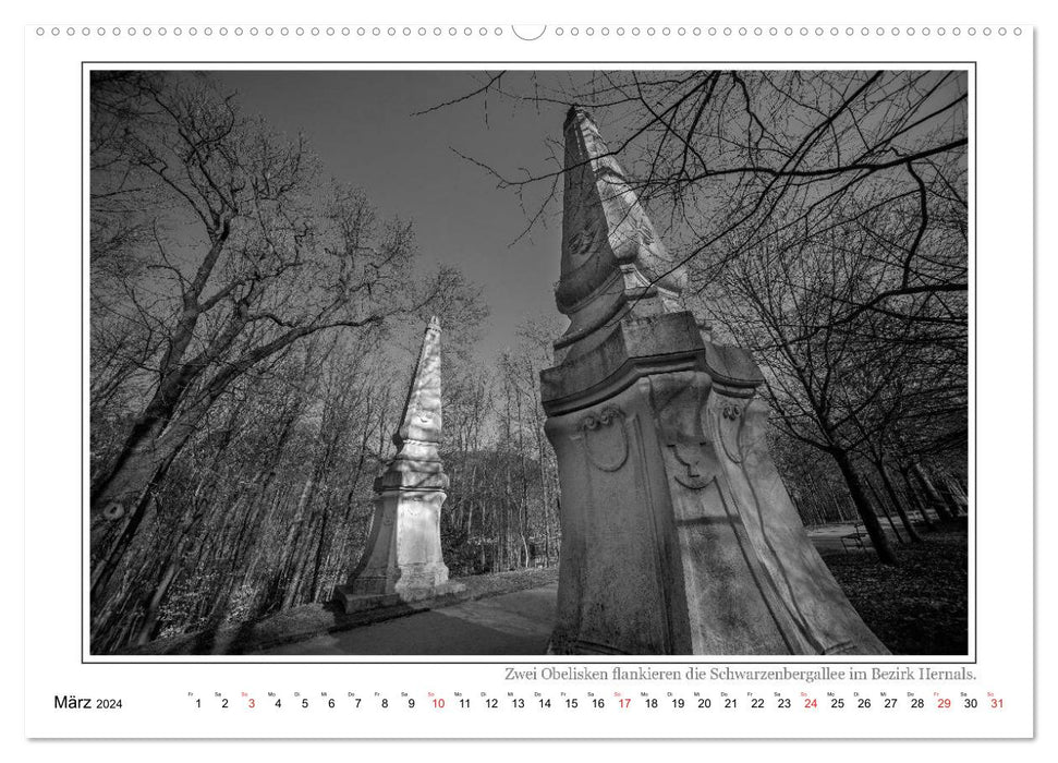 Vienna at second glance (CALVENDO wall calendar 2024) 