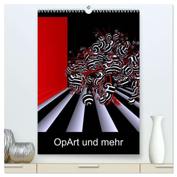 OpArt and more (CALVENDO Premium Wall Calendar 2024) 