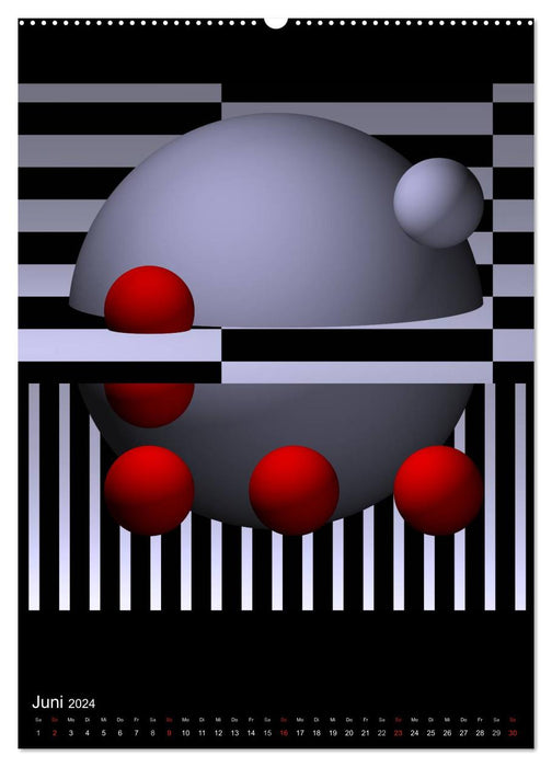 OpArt und mehr (CALVENDO Premium Wandkalender 2024)