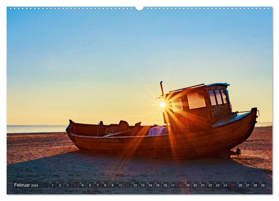 Stimmungsvolle Ostseeküste 2024 (CALVENDO Premium Wandkalender 2024)