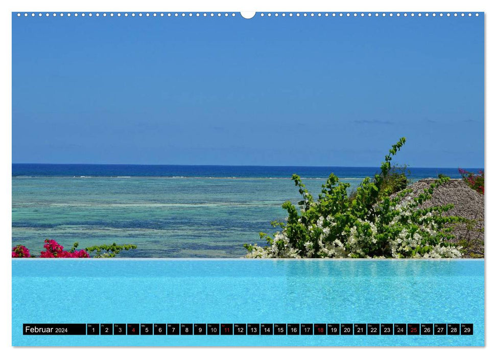 Sansibar, eine Schönheit im Indischen Ozean (CALVENDO Premium Wandkalender 2024)
