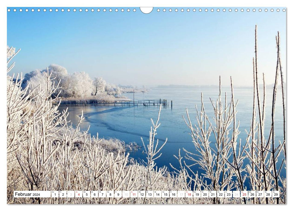 Four seasons in the state of Brandenburg (CALVENDO wall calendar 2024) 