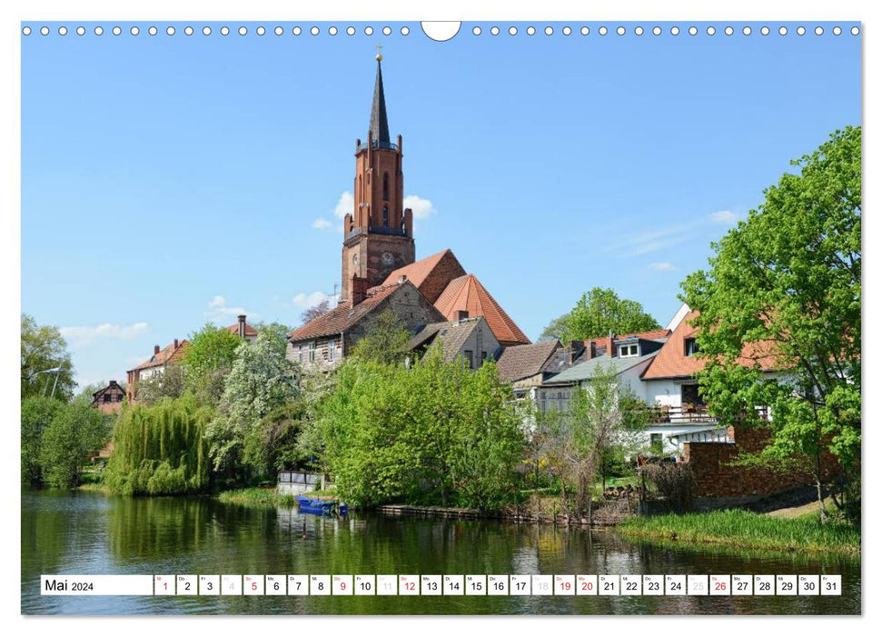 Quatre saisons dans le Land de Brandebourg (calendrier mural CALVENDO 2024) 