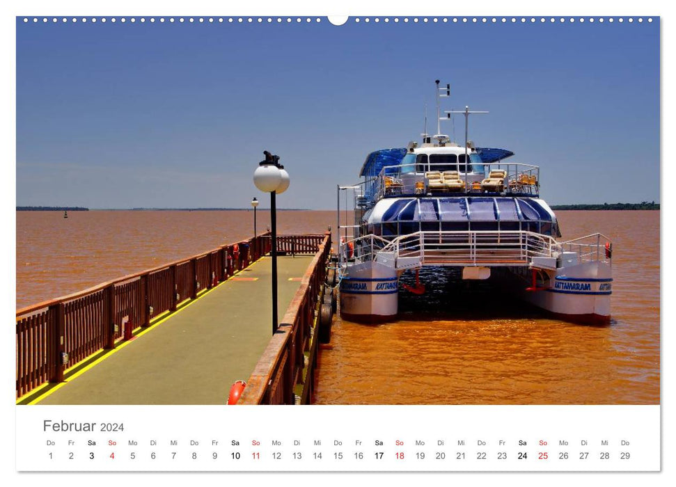 Itaipu - das Wasserkraftwerk (CALVENDO Premium Wandkalender 2024)