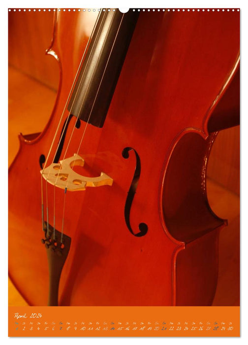 Geliebtes Cello (CALVENDO Premium Wandkalender 2024)