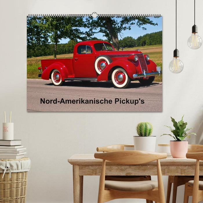 Nord-Amerikanische Pickup's (CALVENDO Wandkalender 2024)