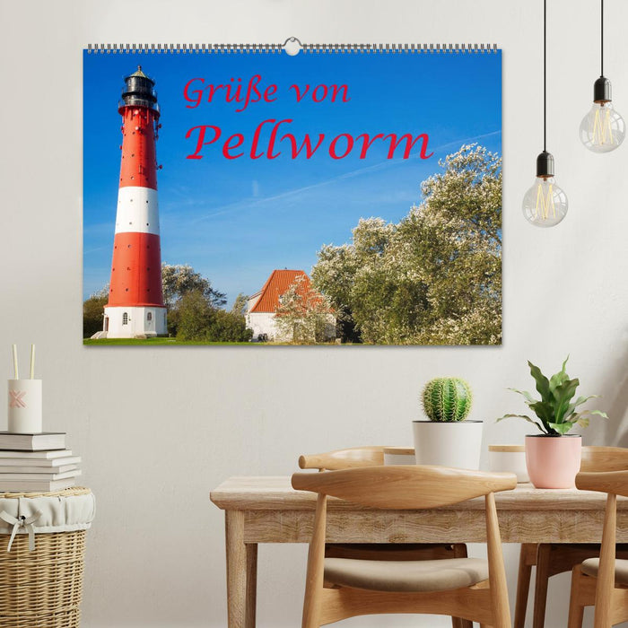Grüße von Pellworm (CALVENDO Wandkalender 2024)