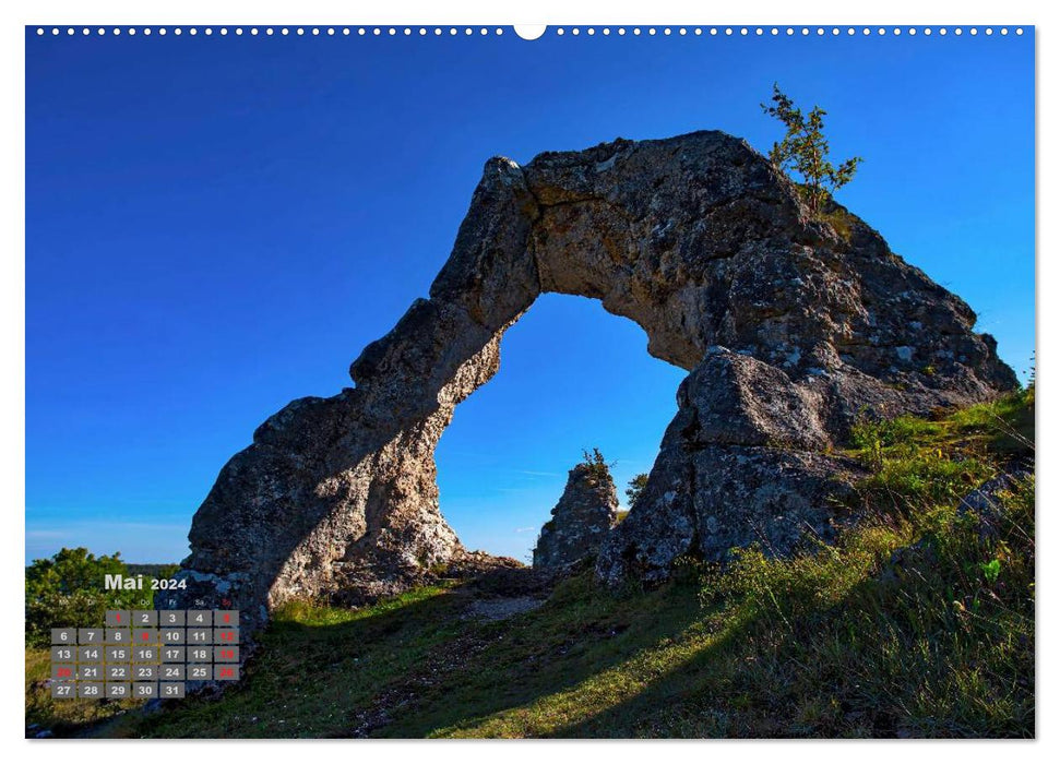 Raukar - Les rochers bizarres de Gotland (calendrier mural CALVENDO 2024) 