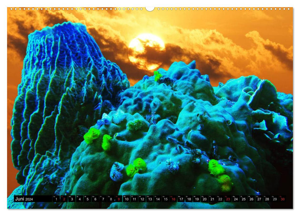 Surreal underwater world (CALVENDO Premium Wall Calendar 2024) 