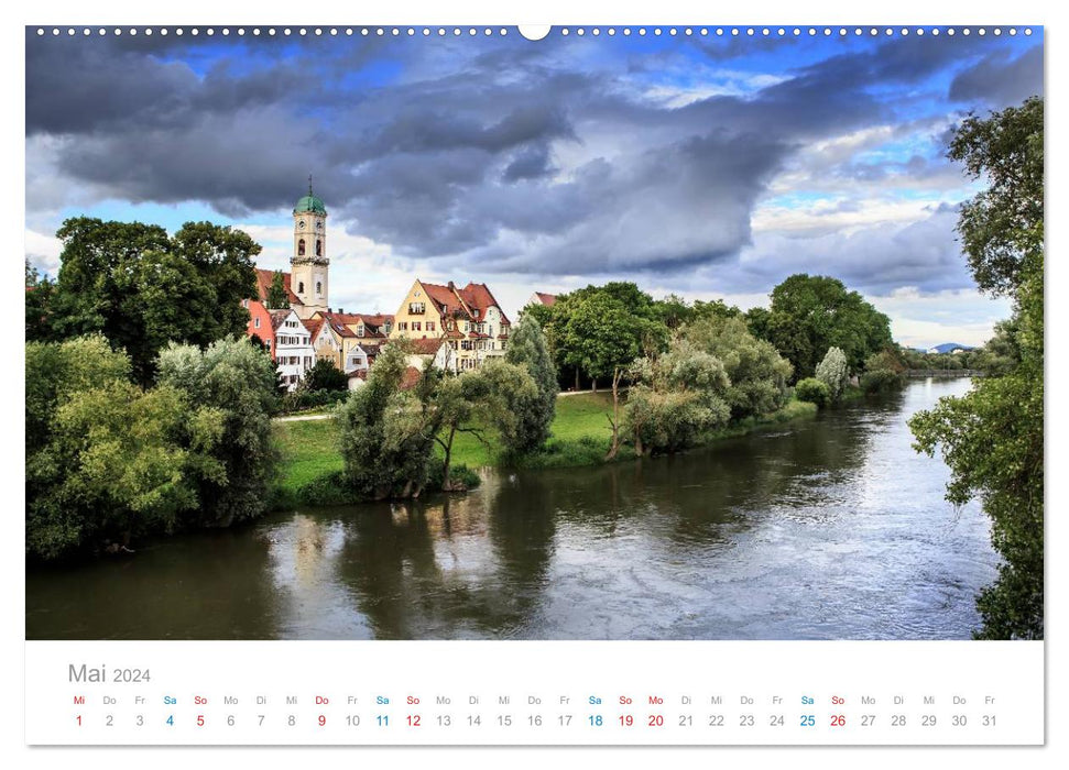 Ratisbonne – Ville du patrimoine mondial sur le Danube (Calvendo Premium Wall Calendar 2024) 