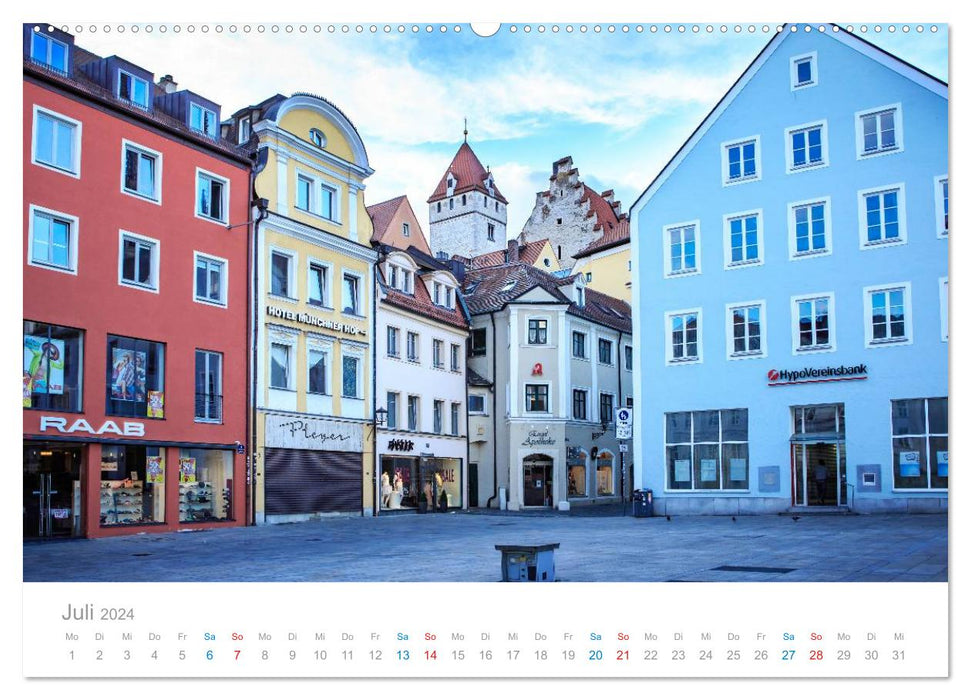 Ratisbonne – Ville du patrimoine mondial sur le Danube (Calvendo Premium Wall Calendar 2024) 
