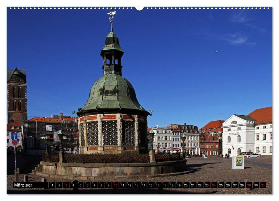 Ville de Wismar 2024 (Calendrier mural CALVENDO 2024) 