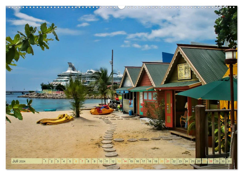 The Greater Antilles - Jamaica (CALVENDO Premium Wall Calendar 2024) 