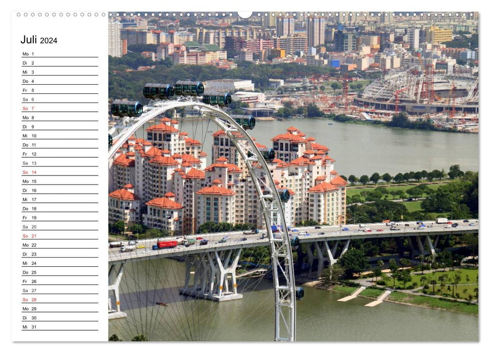 Singapore. Impressions (CALVENDO Premium Wall Calendar 2024) 