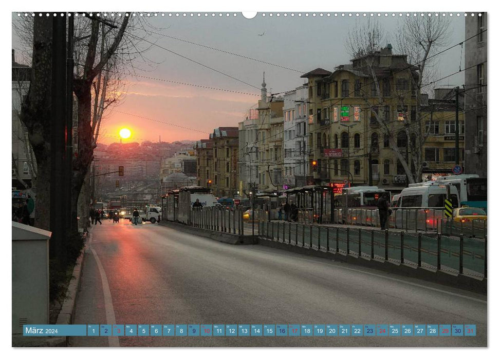 Istanbul – Ville aux mille visages (Calvendo Premium Calendrier mural 2024) 