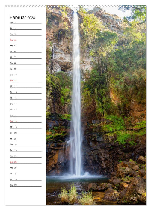 Faszination Wasserfall (CALVENDO Premium Wandkalender 2024)