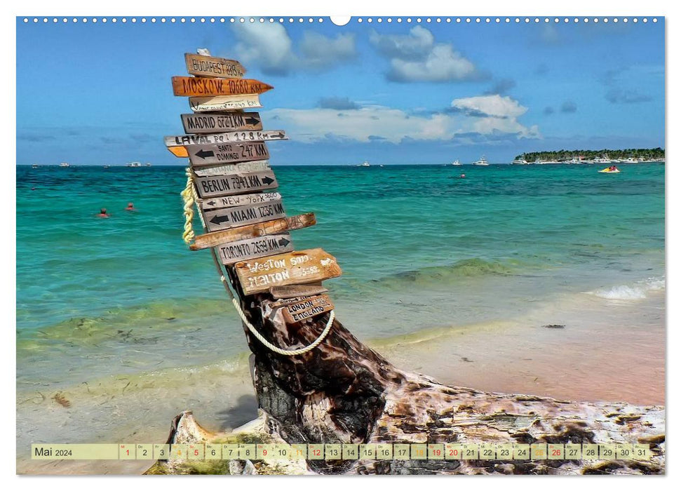 Die großen Antillen - Dominikanische Republik (CALVENDO Premium Wandkalender 2024)