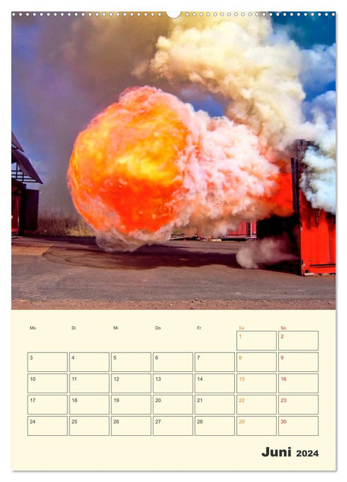 Fire brigade - selfless service worldwide (CALVENDO Premium Wall Calendar 2024) 