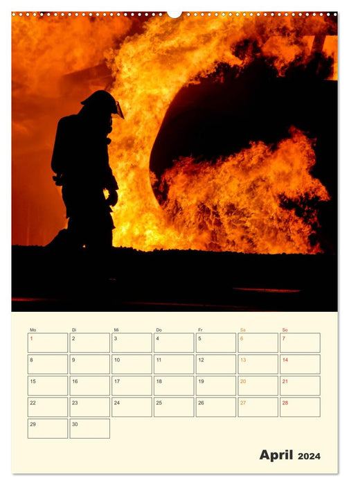 Fire brigade - Waiting for the next mission (CALVENDO Premium Wall Calendar 2024) 