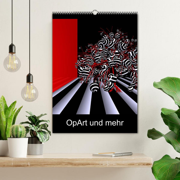 OpArt und mehr (CALVENDO Wandkalender 2024)