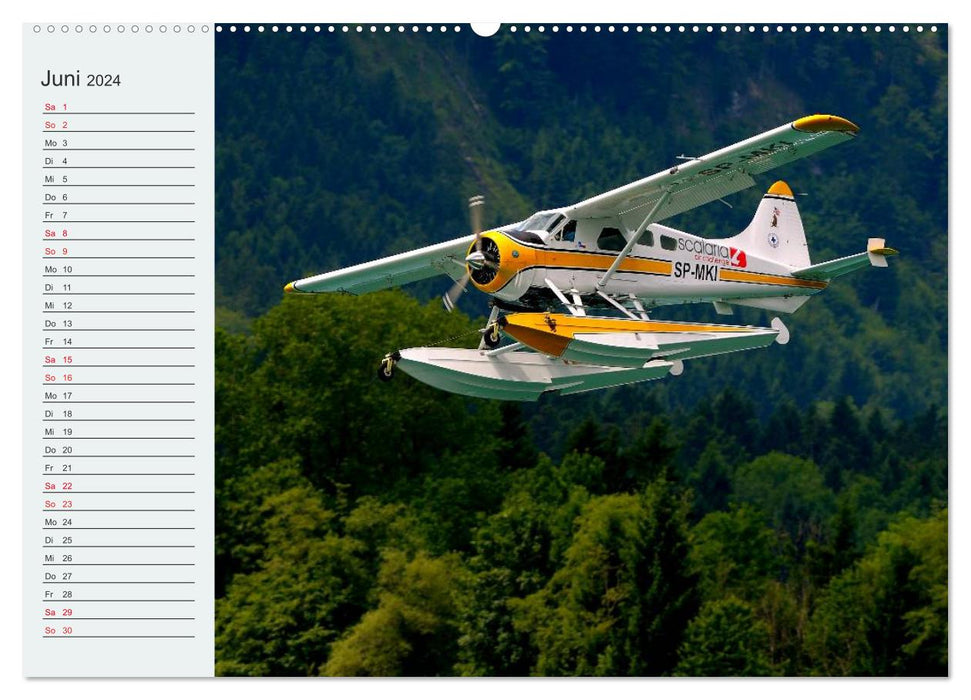 Fascination with seaplanes (CALVENDO wall calendar 2024) 