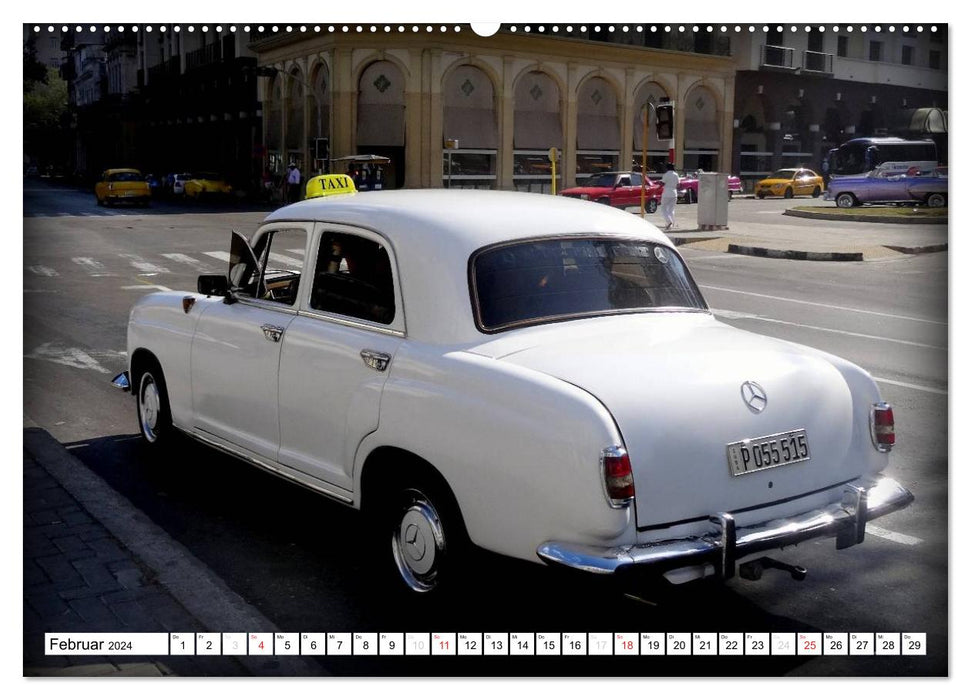 Légendes automobiles - Mercedes 180 (calendrier mural CALVENDO 2024) 