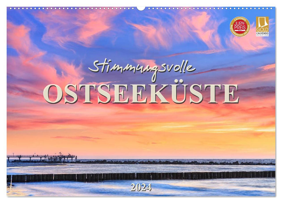 Atmospheric Baltic Sea Coast 2024 (CALVENDO wall calendar 2024) 