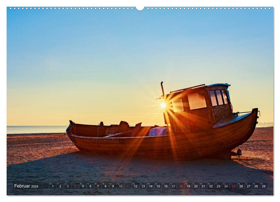 Atmospheric Baltic Sea Coast 2024 (CALVENDO wall calendar 2024) 