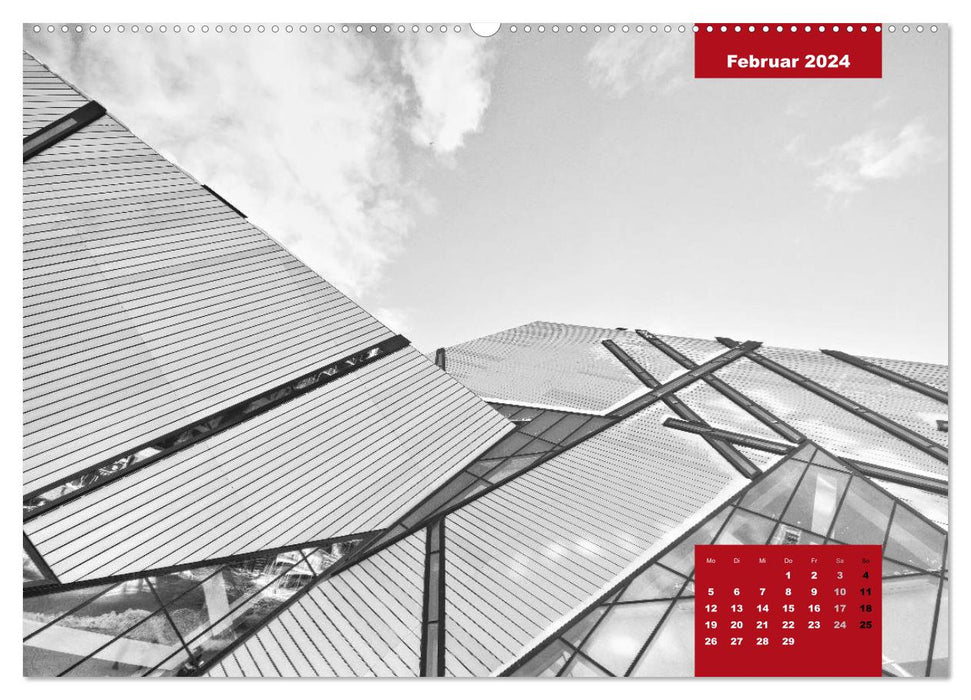 Modern Art. Architektur-Impressionen (CALVENDO Premium Wandkalender 2024)