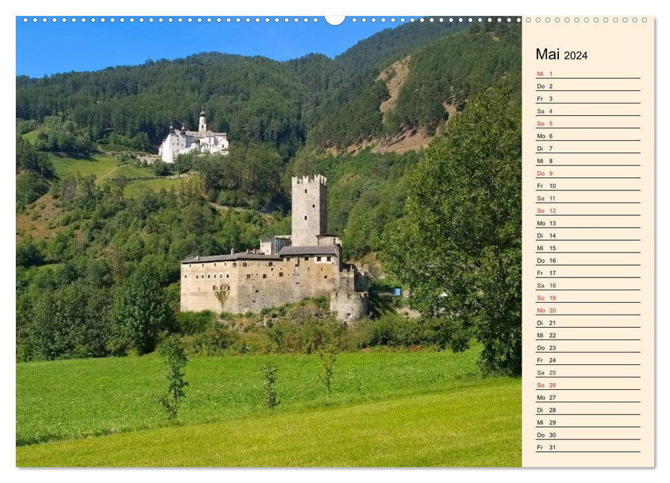 South Tyrol - Between Ortler and Dolomites (CALVENDO Premium Wall Calendar 2024) 