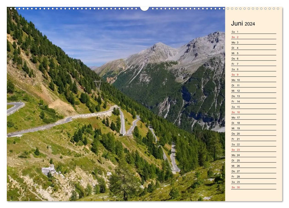 South Tyrol - Between Ortler and Dolomites (CALVENDO Premium Wall Calendar 2024) 