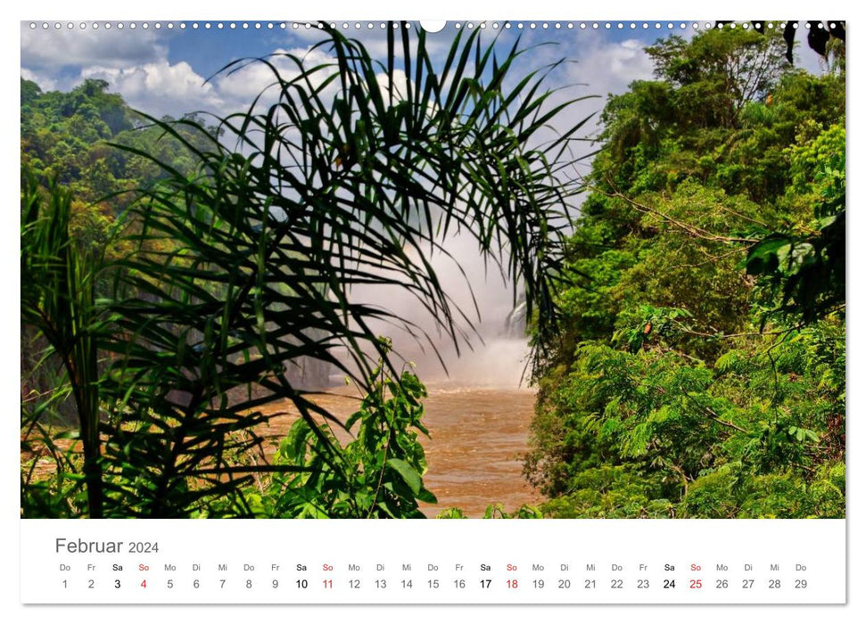 Iguazú National Park Argentina (CALVENDO wall calendar 2024) 