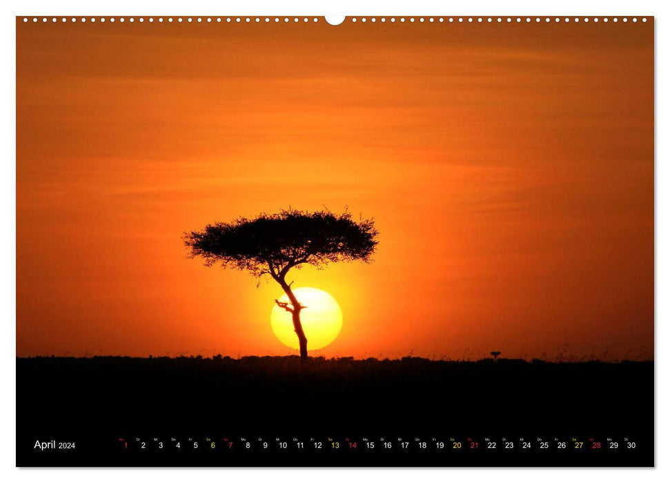 Dream landscapes Kenya (CALVENDO Premium Wall Calendar 2024) 