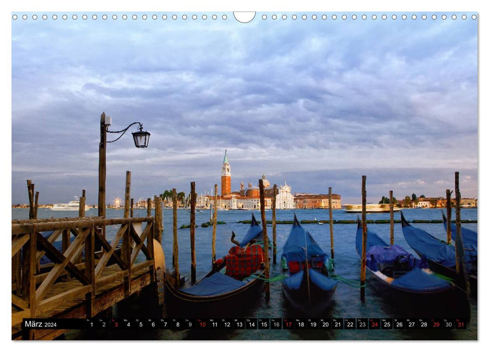 Venedig - Bühne der Masken (CALVENDO Wandkalender 2024)