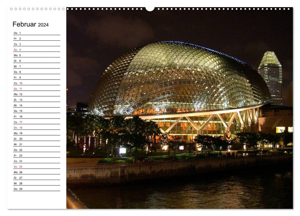 Singapur. Impressionen (CALVENDO Wandkalender 2024)