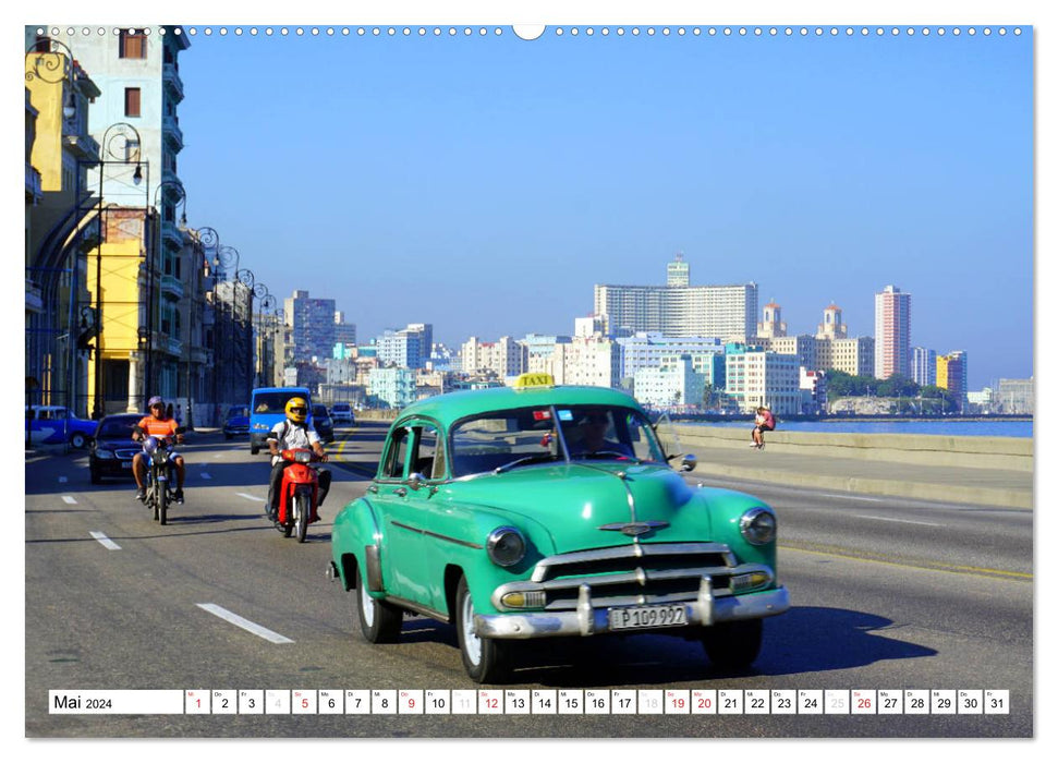Mythos Malecón - Havannas berühmte Uferstraße (CALVENDO Premium Wandkalender 2024)