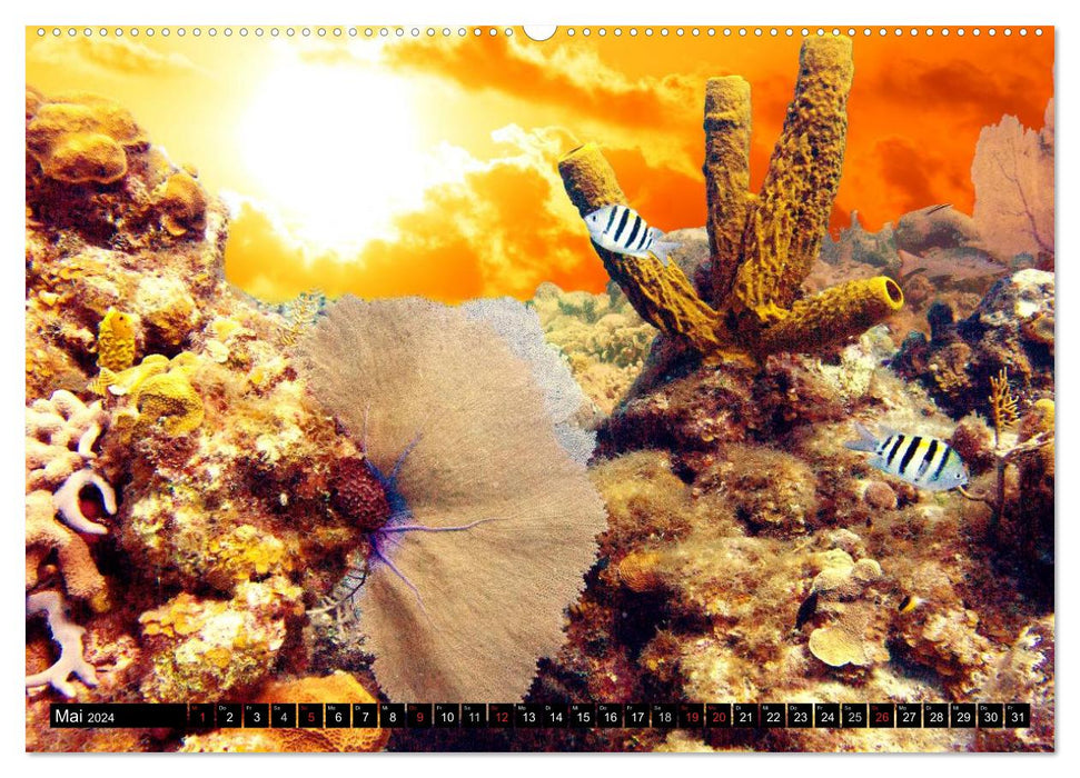 Surreale Unterwasserwelt (CALVENDO Wandkalender 2024)