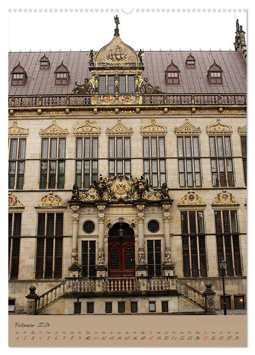 Schöne alte Hansestadt Bremen (CALVENDO Premium Wandkalender 2024)