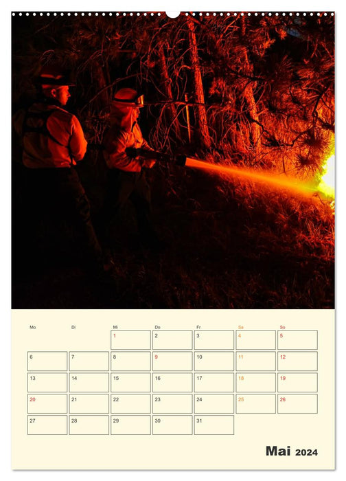 Feuerwehr - Warten auf den nächsten Einsatz (CALVENDO Wandkalender 2024)
