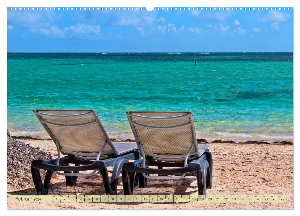 Die großen Antillen - Dominikanische Republik (CALVENDO Wandkalender 2024)