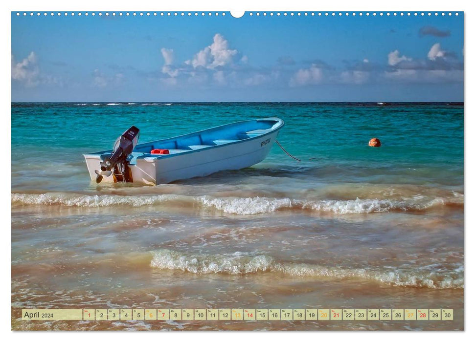 Die großen Antillen - Dominikanische Republik (CALVENDO Wandkalender 2024)