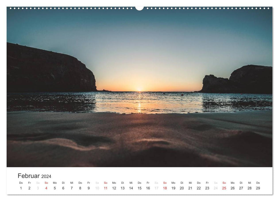 Lanzarote - Insel aus Feuer (CALVENDO Premium Wandkalender 2024)