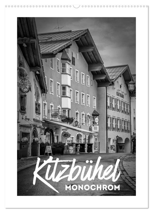 Kitzbühel Monochrom (CALVENDO Wandkalender 2024)