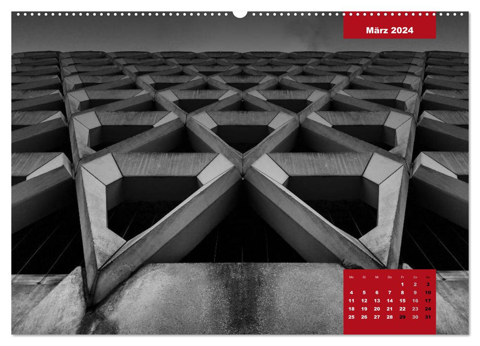 Modern Art. Architektur-Impressionen (CALVENDO Wandkalender 2024)