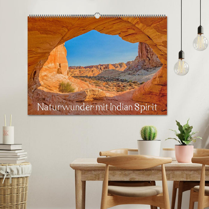 Naturwunder mit Indian Spirit (CALVENDO Wandkalender 2024)