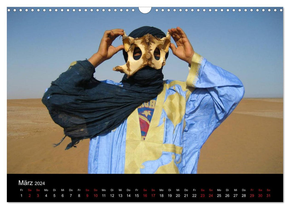 Sahara Wüstentrekking (CALVENDO Wandkalender 2024)