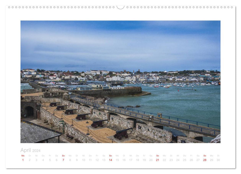 GUERNSEY und JERSEY - Britische Inseln im Ärmelkanal (CALVENDO Wandkalender 2024)